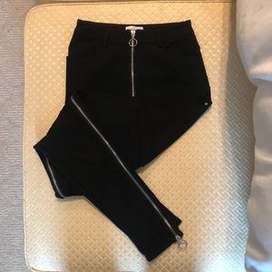 Danielle Guizio zipper skinny pants